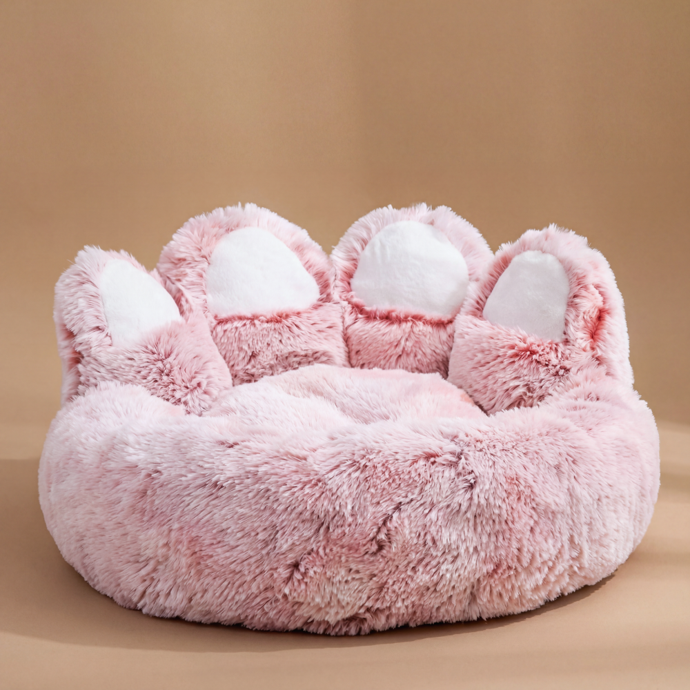 Plush Paw Dog Bed