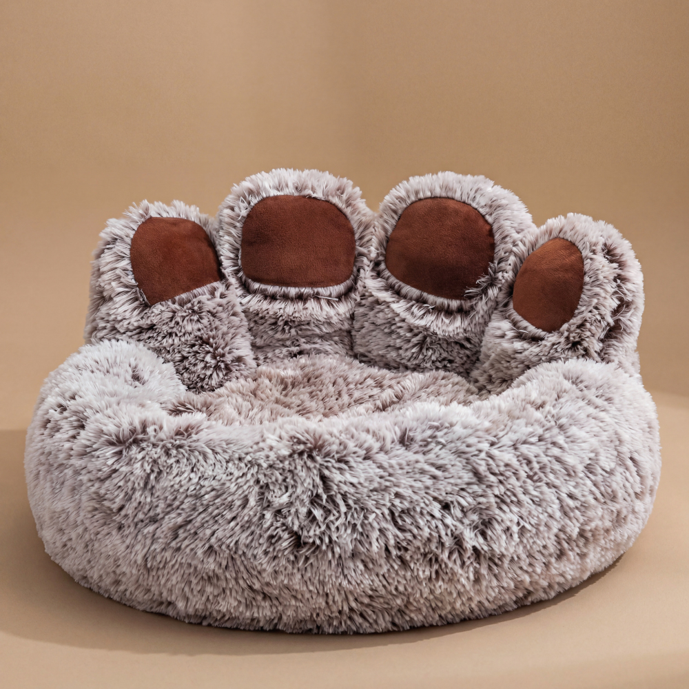 Plush Paw Dog Bed