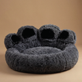 Plush Paw Dog Bed