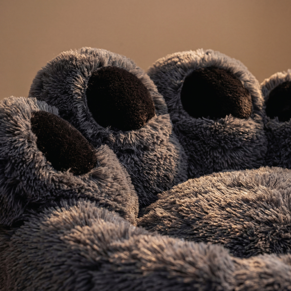 Plush Paw Dog Bed